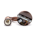 Aigostar - Ντουί κρεμαστό με ροζέτα και καλώδιο 1xE27/60W/230V χάλκινο