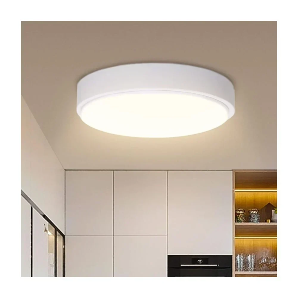 Aigostar Πλαφονιέρα οροφής LED 12W Ø23cm λευκή