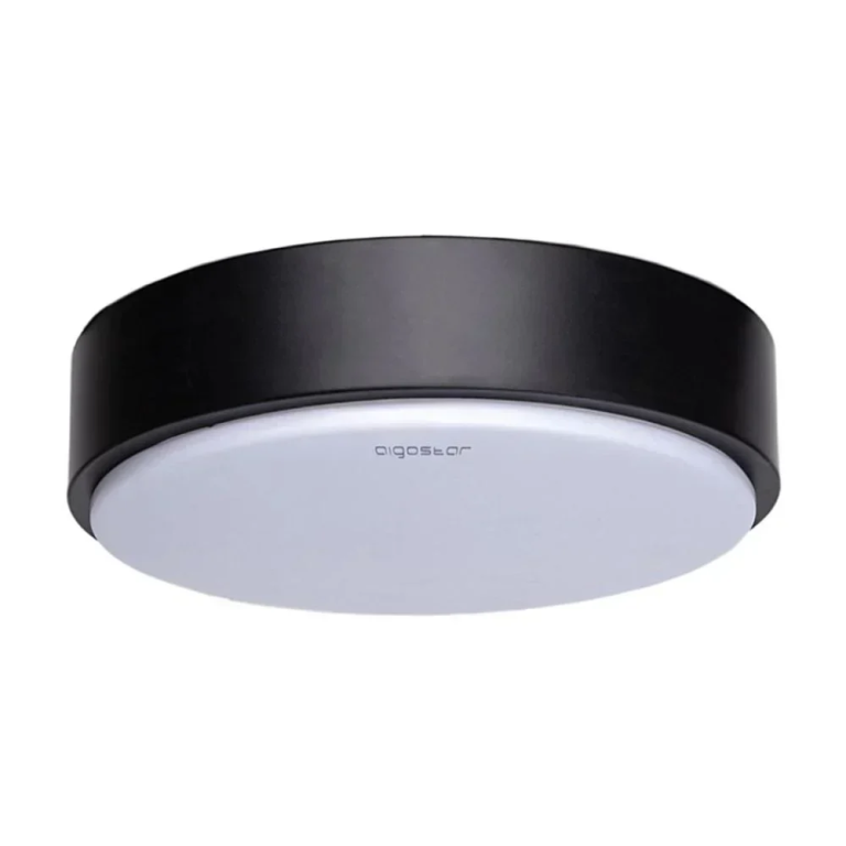 Aigostar Πλαφονιέρα οροφής LED 12W Ø23cm μαύρο