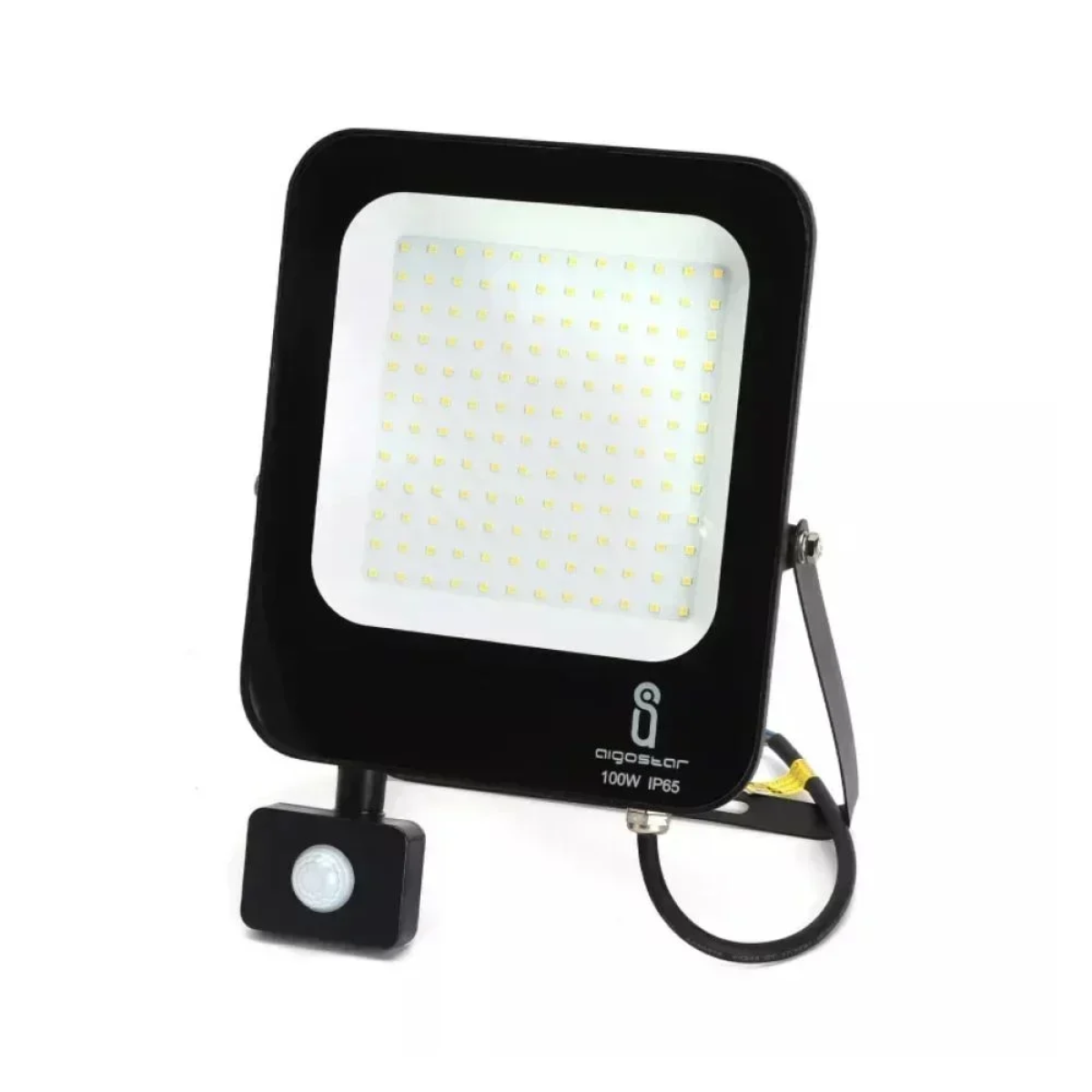 Aigostar Προβολέας LED 100W 220-240V IP65 4000K με Αισθητήρα Κίνησης - Μαύρο
