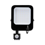 Aigostar Προβολέας LED 30W 220-240V IP65 4000K με Αισθητήρα Κίνησης - Μαύρο