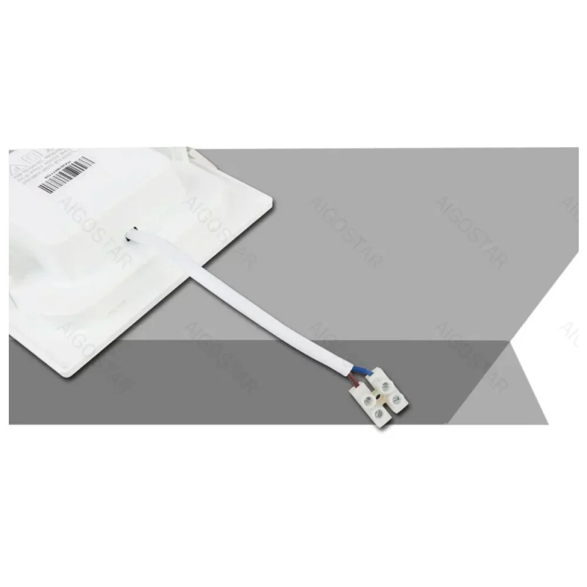 Aigostar Τετράγωνο Χωνευτό LED Panel Ισχύος 6W με Θερμό Λευκό Φως 11.5x11.5εκ.
