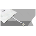 Aigostar Τετράγωνο Χωνευτό LED Panel Ισχύος 6W με Θερμό Λευκό Φως 11.5x11.5εκ.