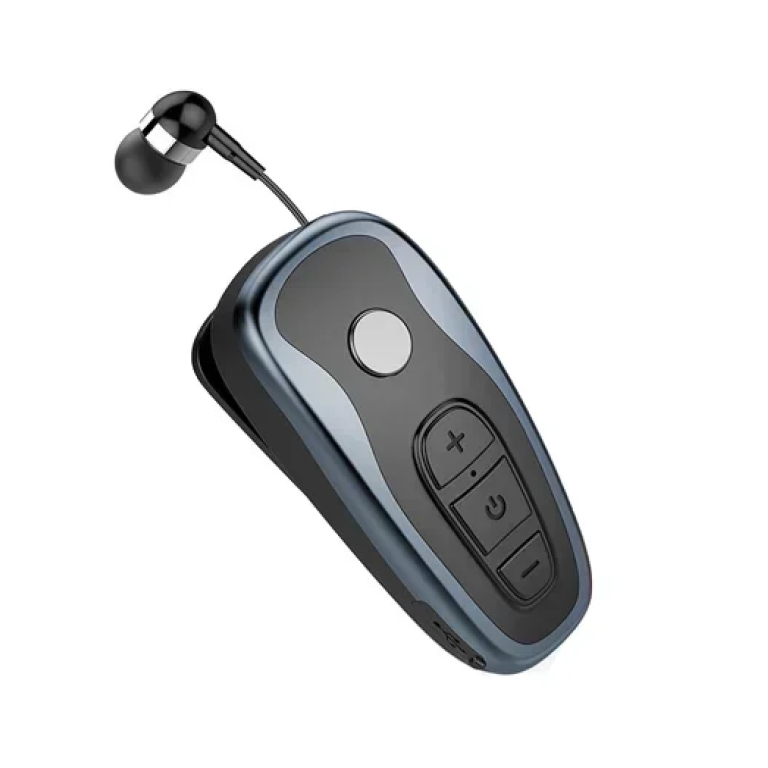 Ακουστικό πέτου Bluetooth Handsfree Moxom MX-WL86 μαύρο/μπλε