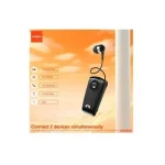 Ακουστικό πέτου Bluetooth Handsfree Moxom MX-WL87 μαύρο