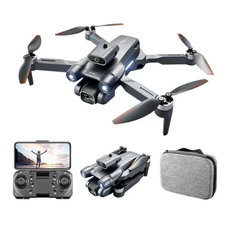 Αναδιπλούμενο drone 5G με 4K κάμερα F632 - ασημί