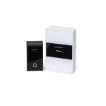 Ασύρματο κουδούνι πόρτας IP44 Aigostar - μαύρο/λευκό