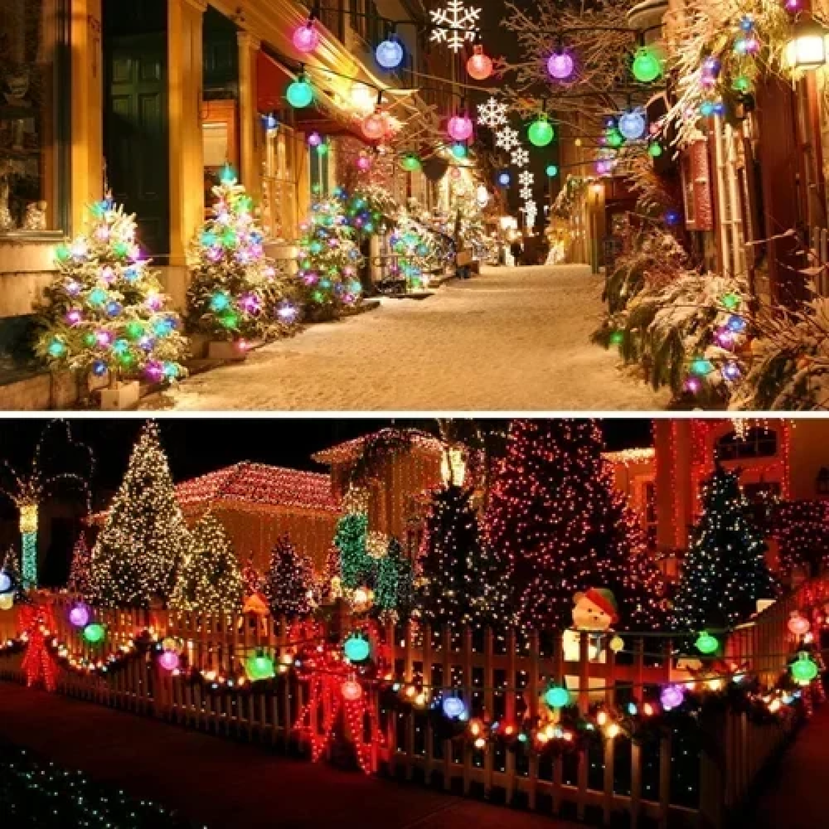 Χριστουγεννιάτικα λαμπάκια 100LED 3m+10m με πολύχρωμο φωτισμό Aigostar - Image 2