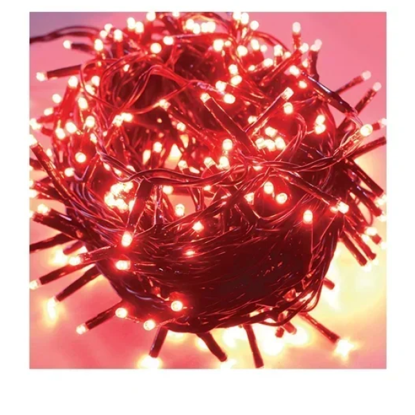Χριστουγεννιάτικα λαμπάκια μπαταρίας 150LED 0.3m+15m με κόκκινο φωτισμό Aigostar