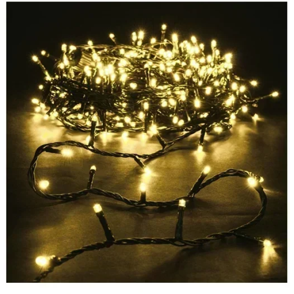 Χριστουγεννιάτικα λαμπάκια μπαταρίας 200LED 0.3m+10m με θερμό λευκό φωτισμό Aigostar