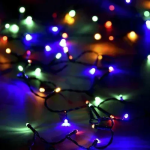 Χριστουγεννιάτικα λαμπάκια μπαταρίας 50LED 0.3m+5m με πολύχρωμο φωτισμό Aigostar - Image 2