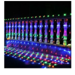 Χριστουγεννιάτικα λαμπάκια "δίχτυ" 100LED 3m (1.5m*1.5m) πολύχρωμου φωτισμού Aigostar - Image 3