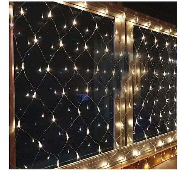Χριστουγεννιάτικα λαμπάκια "δίχτυ" 200LED 3m (3m*1.5m) λευκού ψυχρού φωτισμού Aigostar