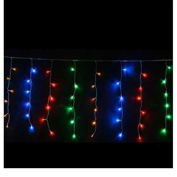 Χριστουγεννιάτικα λαμπάκια "βροχή" 100LED 3m (5m*0.4m) πολύχρωμου φωτισμού Aigostar