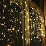 Χριστουγεννιάτικα λαμπάκια "βροχή" 100LED 3m (5m*0.4m) θερμού φωτισμού Aigostar - Image 2