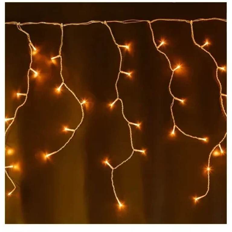 Χριστουγεννιάτικα λαμπάκια "βροχή" 300LED 3m (15m*0.6m) θερμού φωτισμού Aigostar
