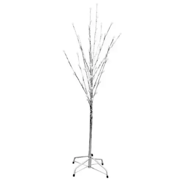Χριστουγεννιάτικο Δέντρο 120cm 80LED Θερμό Λευκό Arrango AN77302