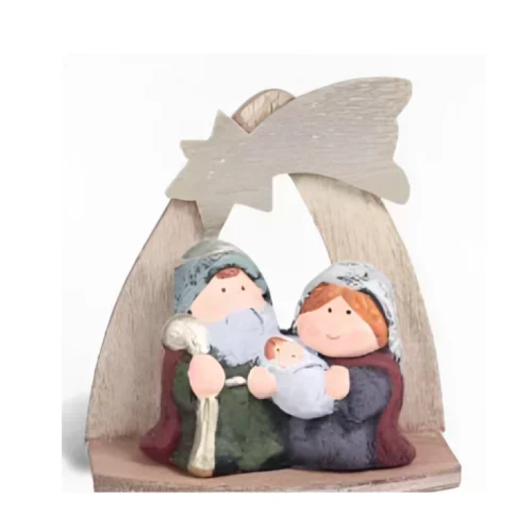 Χριστουγεννιάτικο Διακοσμητικό Γέννηση του Ιησού 11x10cm 7991928