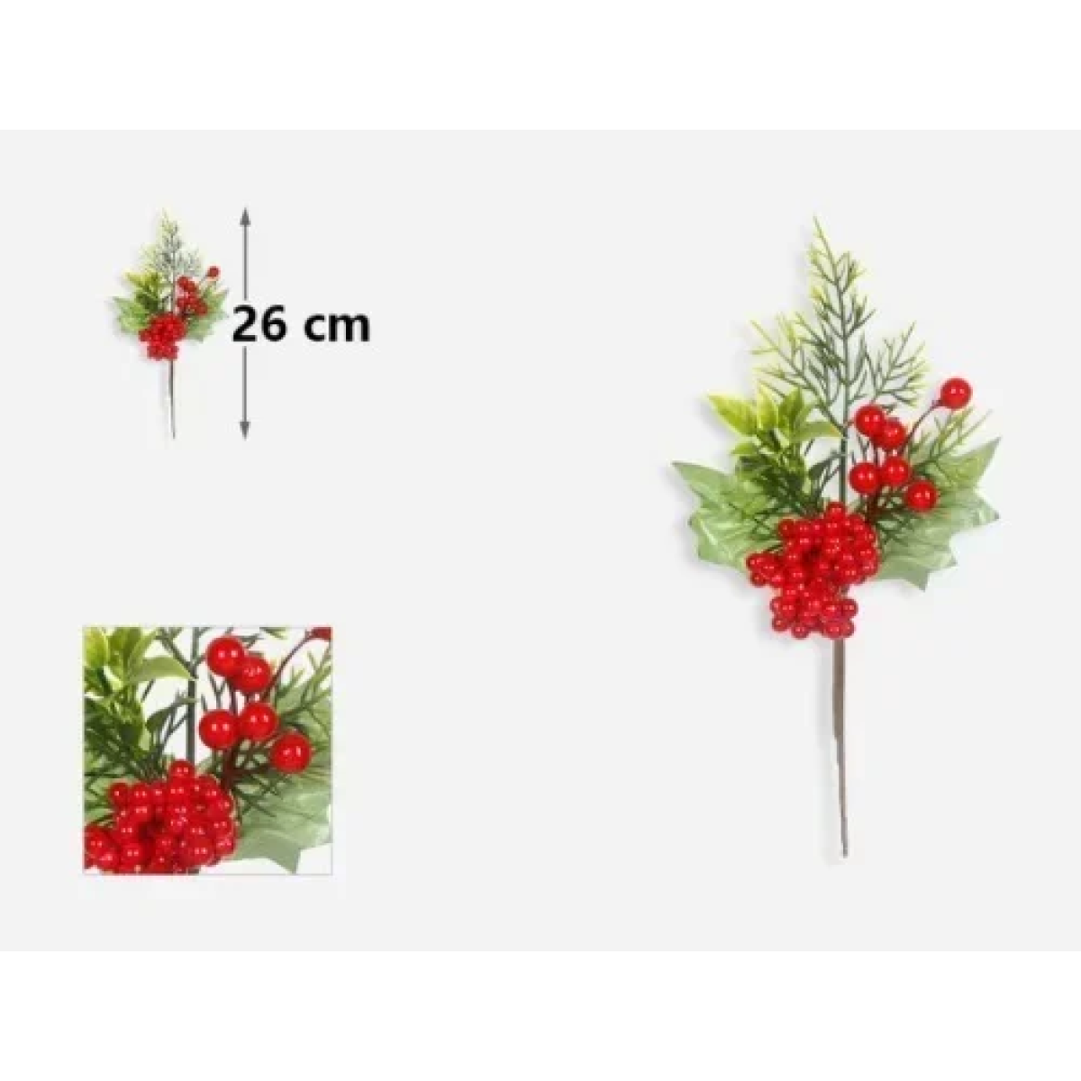 Χριστουγεννιάτικο Διακοσμητικό Κλαδί 26cm 7990864