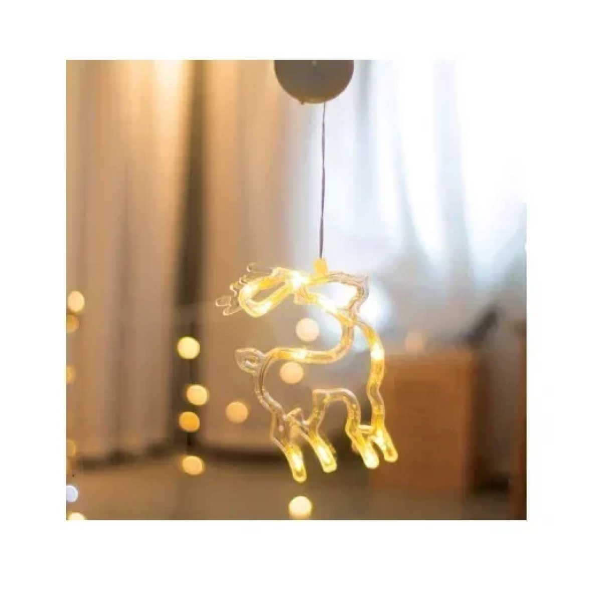 Κρεμαστό στολίδι "ελαφάκι" με LED φωτισμό Aigostar - Image 2