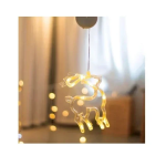 Κρεμαστό στολίδι "ελαφάκι" με LED φωτισμό Aigostar - Image 2
