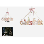 Χριστουγεννιάτικο Ξύλινο Στολίδι Christmas 35cm 2907796