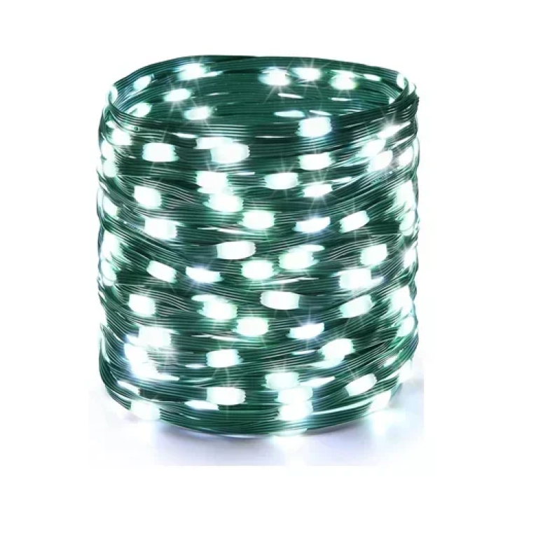 Χριστουγεννιάτικος φωτοσωλήνας 200LED 3m+20m λευκού φωτισμού Aigostar