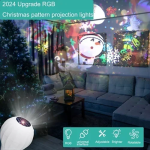 Χριστουγεννιάτικος λαμπτήρας LED - Mini Projector JG169 λευκό - Image 6