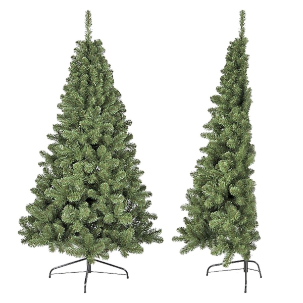 Δέντρο Τοίχου Μισό με Μεταλλική Βάση 180cm Xmasfest 1132599 - 1 τμχ