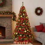 Δέντρο Τοίχου Μισό με Μεταλλική Βάση 180cm Xmasfest 1132599 - 1 τμχ - Image 2