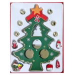 Δέντρο-Ξύλινα Στολίδια σετ 12 τεμ 22x18cm Xmasfest 1132698