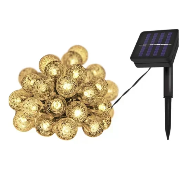 Διακοσμητική ηλιακή γιρλάντα φωτισμού - Bulb Solar θερμού φωτισμού