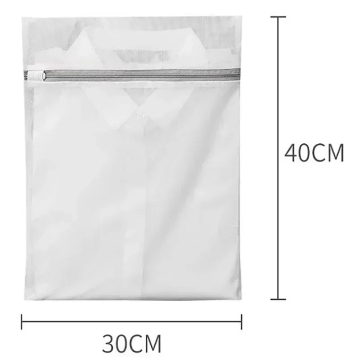 Δίχτυ Πλυντηρίου Για Ρούχα 30x40cm 31047 Mε Λεπτό Φερμουάρ