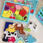 Εκπαιδευτικό Ξύλινο Παιδικό Puzzle 3D 22.5x15 cm SDS-26121
