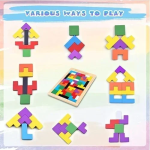 Εκπαιδευτικό Ξύλινο Puzzle Tetris Wood Intelligence SDS-26138