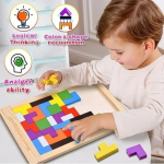 Εκπαιδευτικό Ξύλινο Puzzle Tetris Wood Intelligence SDS-26138