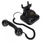 Ενσύρματο ρετρό τηλέφωνο OHO-302 Modern Antique μαύρο - Image 2