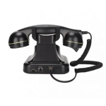 Ενσύρματο ρετρό τηλέφωνο OHO-302 Modern Antique μαύρο - Image 3