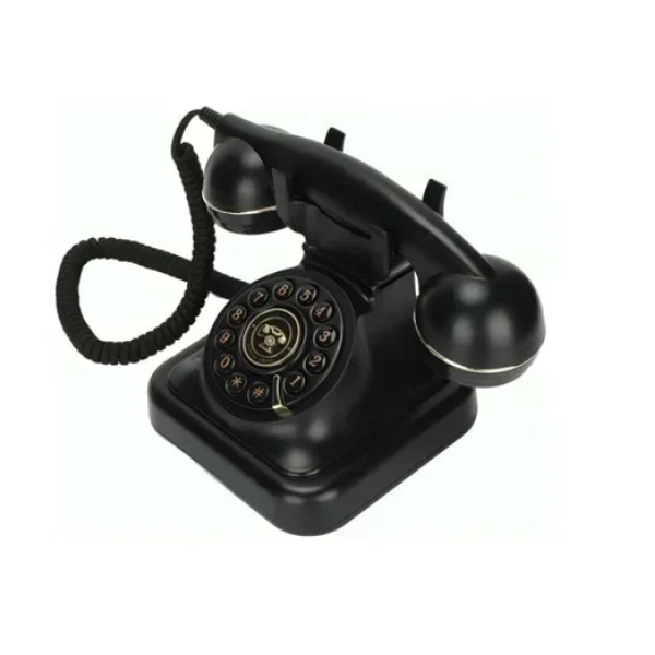 Ενσύρματο ρετρό τηλέφωνο OHO-302 Modern Antique μαύρο