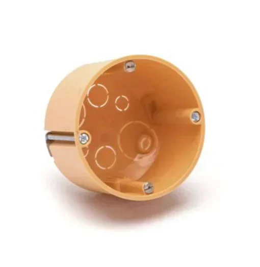 Εντοιχιζόμενο κουτί διακόπτη τοίχου - Flush-Mounted Wall Switch Box - 68x47mm IP30 πορτοκαλί