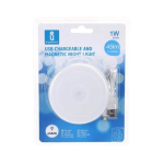 Επαναφορτιζόμενο Φωτάκι Νυκτός Usb LED με Διακόπτη