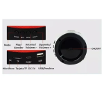 Φορητό ασύρματο ηχείο Bluetooth 5W με φωτισμό RGB - μαύρο - Image 3