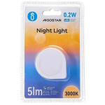 Φωτιστικό LED Νυκτός Πρίζας με Φωτοκύτταρο 0.2W