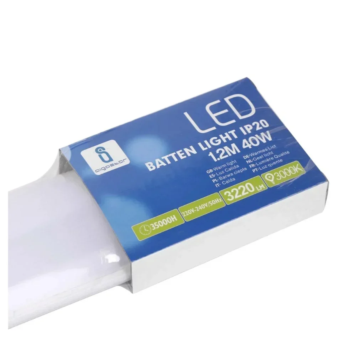 Φωτιστικό Ράγας LED IP20 40W 3000K Aigostar
