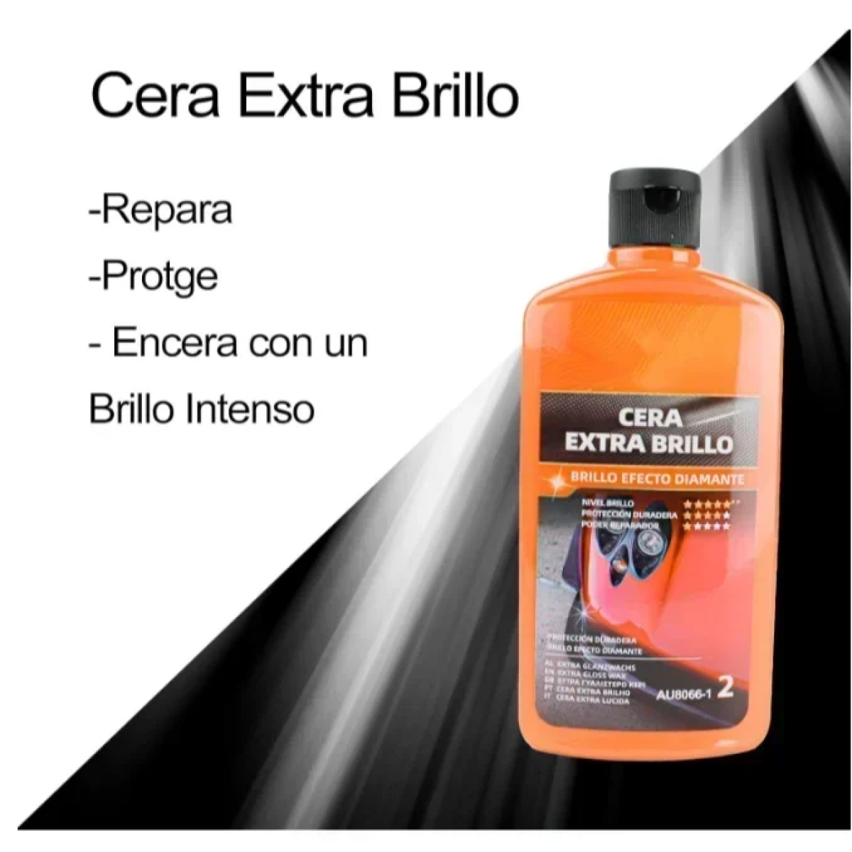 Γυαλιστικό Kερί Αυτοκινήτου (Mirror Shine Polishing Wax) AU8066 500ML