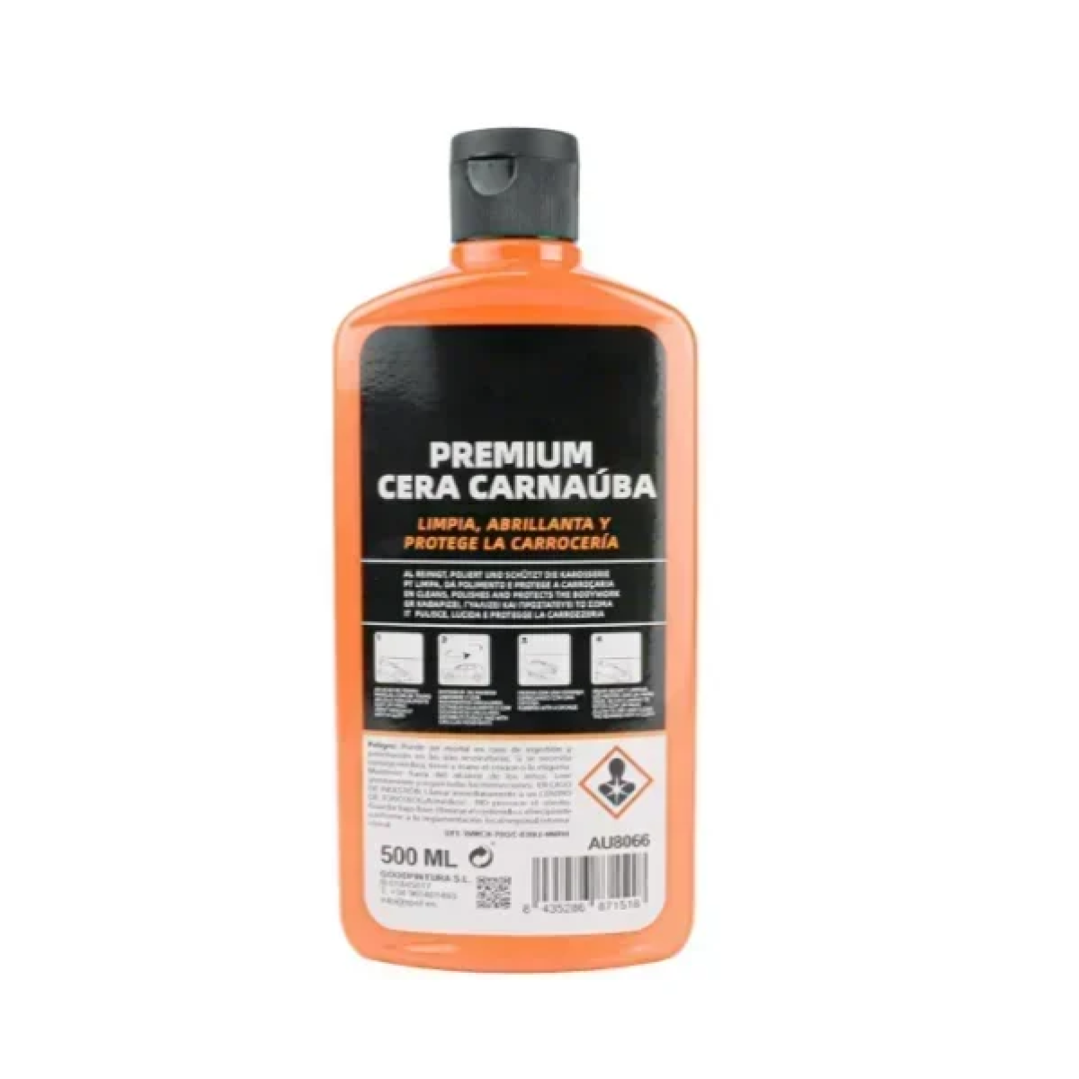 Γυαλιστικό Kερί Carnauba Για Το Εξωτερικού Του Αυτοκινήτου AU8066 500ML