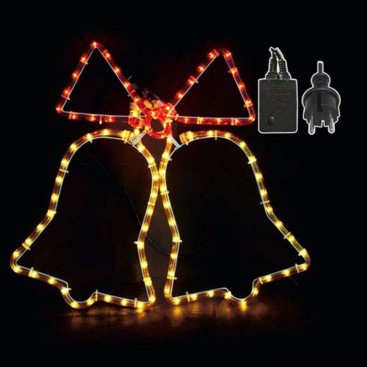 Καμπάνες φωτοσωλήνας controller 58x46cm Xmasfest 113991 - 1 τμχ