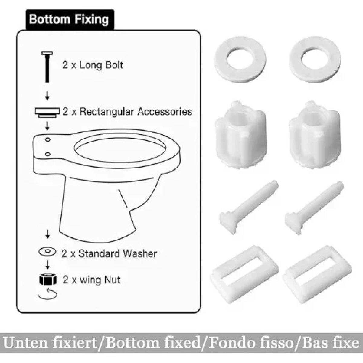 Καπάκι Λεκάνης Τουαλέτας Πλαστικό 380036 - Εμπριμέ με Λουλούδια
