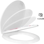 Καπάκι Λεκάνης Τουαλέτας Πλαστικό 380036 - Εμπριμέ με Λουλούδια