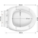 Καπάκι Λεκάνης Τουαλέτας Πλαστικό 380150 - Dog Crown